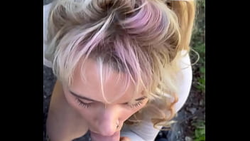 Compilation video of a pretty streetwalker taking loads of cum in her mouth