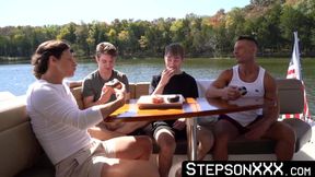 StepsonXXX.com - Caleb Morphy & Jax Thirio & Dalton Riley & Oliver Beck - Caleb Morph