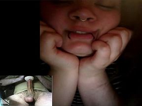 Cute BBW Giggles Over Huge Hard Cock