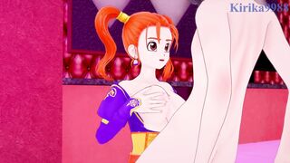 Jessica Albert and I have intense sex in a secret room. - Dragon Quest VIII Hentai