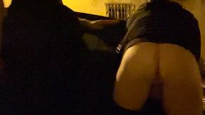 an amateur guy has his smooth pale ass exposed and fondled in the street