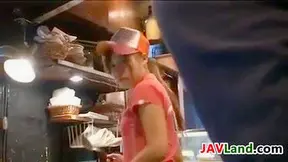 Japanese Waitress Craves Wild Passionate Nights