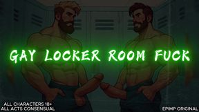Gym Bros Fuck in Locker Room Erotic Audio