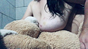 Brincando com meu ursinho 🔥🥰