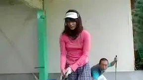 Asian Golfer Babe Seduced – Hot Spicy Lesson Exposed