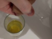 Piss, cum & spit cocktail
