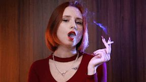 Kristen Smoking 4K
