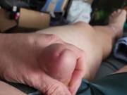 Nice cumshot after st paddy's day
