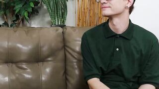 Hung nerd Alex Jett released his pent up cum on my gorgeous face