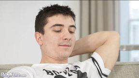 Jack Ganley in his slutty socks, masturbating HARD