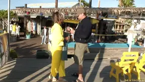 Lustful Girls in Sexy Bikinis Twerking Asses Publicly Close-Up Shot