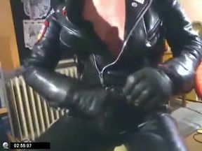 Cum in full Leather 1