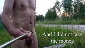 Risky Naked Village Walk Big Uncut Cock Gushes Exposed