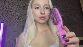 luxury hair, hair brush