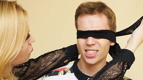 Stepmom Guides Stepson Through Blindfolded Anal&#x1F44C; Exploration
