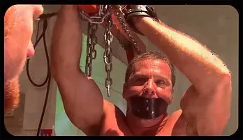 Tied Up and Shaved: A Muscular Hunk's Torment Session
