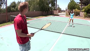 BANGBROS - Sex For Sport On The Tennis Court With MILF Katie Angel