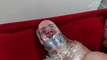 TICKLING THE PLASTIC MUMMY