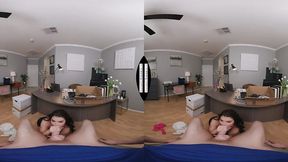 Worked-Up MILF Savanah Storm gets her pussy worked good by her son&#8242;s massive dick friend