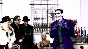 Awesome group sex party with Joker and his allies
