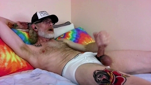 JerkinDad14 - Poz Father Wanks His ample Slippery Poz sausage For you 'cuz boner Is The superlatively admirable Thing In The World