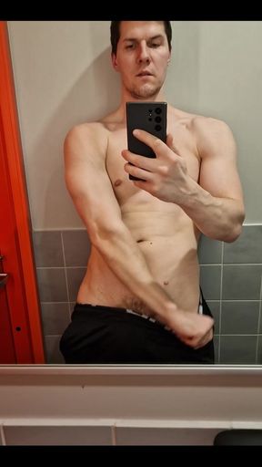 At the Gym Locker Room