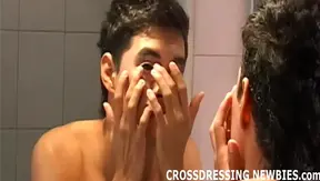 Sissy Twink Drenched in Pleasure from Hot Anal Blowjob Action – 18+