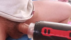 Colombian Latino young man edges and cums in Fleshlight