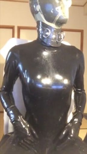 rubber doll with rebreath mask