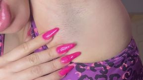 Sweaty armpit tease
