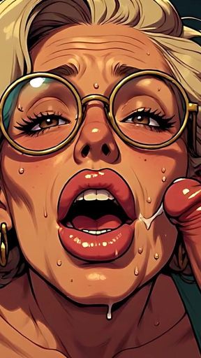 Older Women Blowjob Art