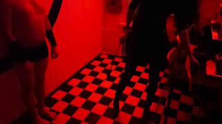 Having Fun with a sub into the red room