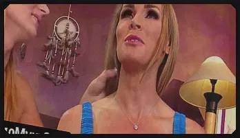 Blonde MILF Seduced by Young Lesbian Babe