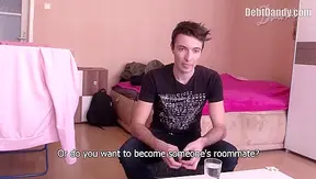 Twink Gets Plowed Hard, Screams Through Blowjob Before Cream-Filled Facial – DebtDandy
