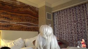 mz dani virgo peridot and ms london take turns on ricos bbc in hotel room