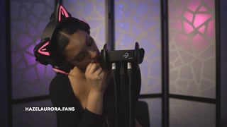 Exotic Hottie Gives you Seductive ASMR - Ear Eating, Ear Licking, Moaning, Mouth Sounds