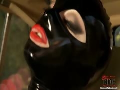 Newest latex kink super hero!