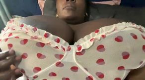 Busty MILF Being Naughty and Playful in Bed