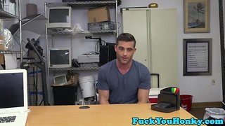 Muscular Hunk Auditions for BBC Casting and Gets His Ass Fucked Hard!