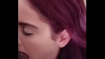 She tried to fit my cock in her mouth. (Preview)