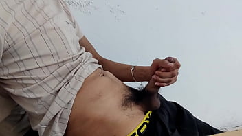 young amateur masturbates his cock