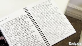 Blonde hot girl Kate Kennedy masturbates before being banged