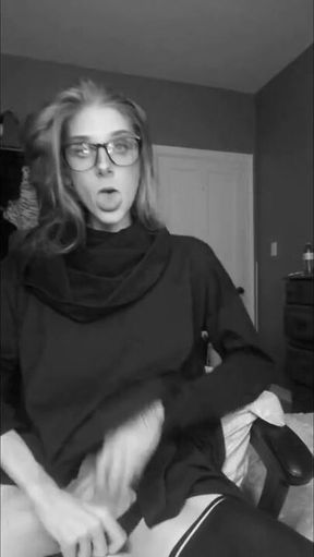 Destroyed her skinny emo trans body until she gushed