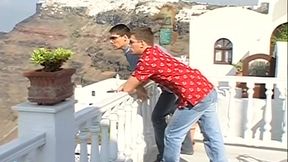 I Am a Young Hung Jock and I Get off with My Muscle Lover Outdoors and We Shoot Our Loads