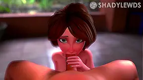 Cass Delivers Unforgettable Blowjob in Hot Hentai Fantasia
