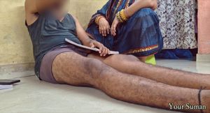 Stepmom caught stepson while studying and watching porn