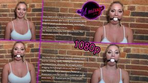 Gagged Story Time 1 Ball Gag 1080p