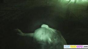 ”BrookeSkye with small titties Fingering Beaver Outdoor”