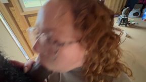 Watch Brock Lee Johnson's thick and curvy red head MILF take a hard pounding from a BBC!