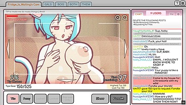 Nicole Risky Job - Story Show part 1 [Hentai game PornPlay ] Ep.9 Fancy tits 69 is asking Nicole to play with a dildo on cam
